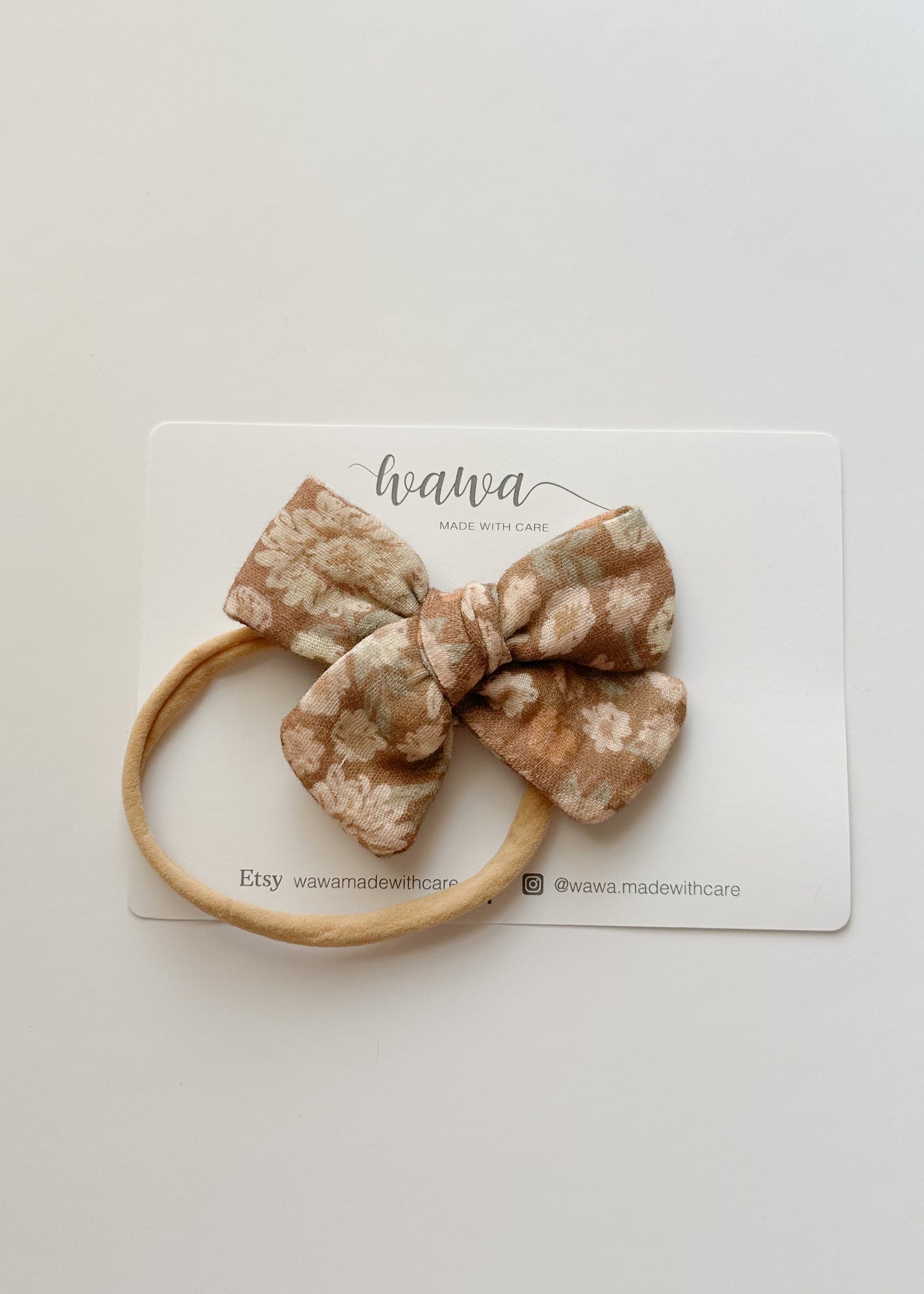 MAXI BOW | FALL FLORAL