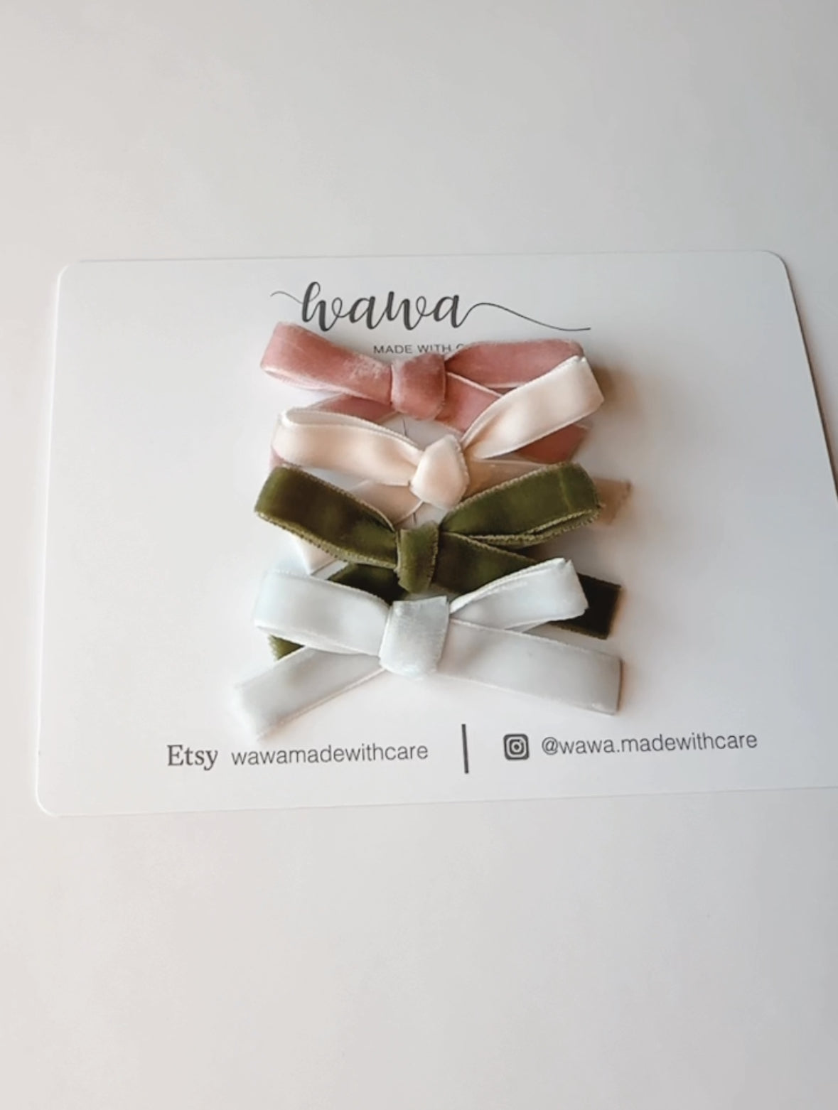 RIBBON HAIR CLIP I VELVET RIBBON