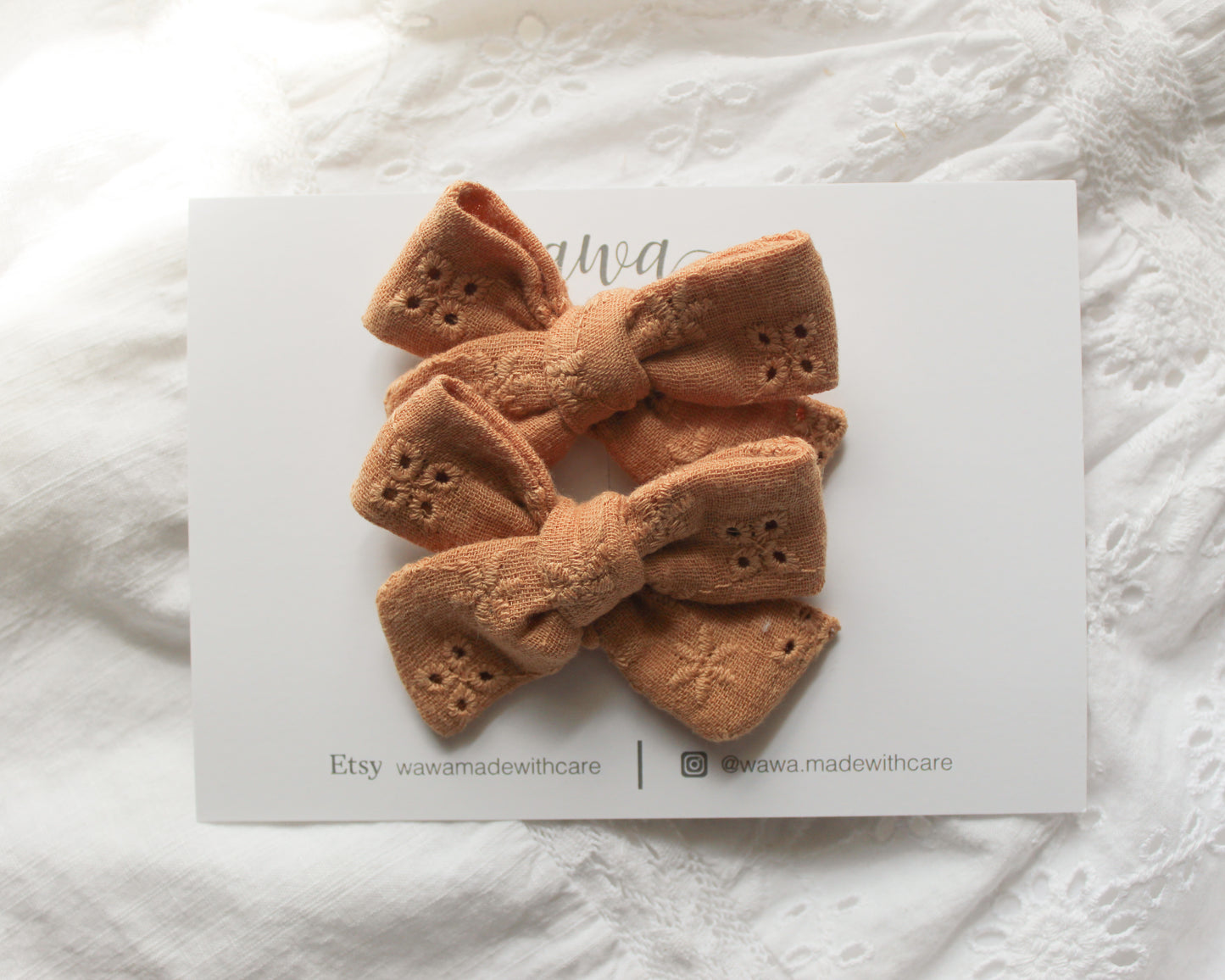 PIGTAIL SET | STRAW EMBROIDERED