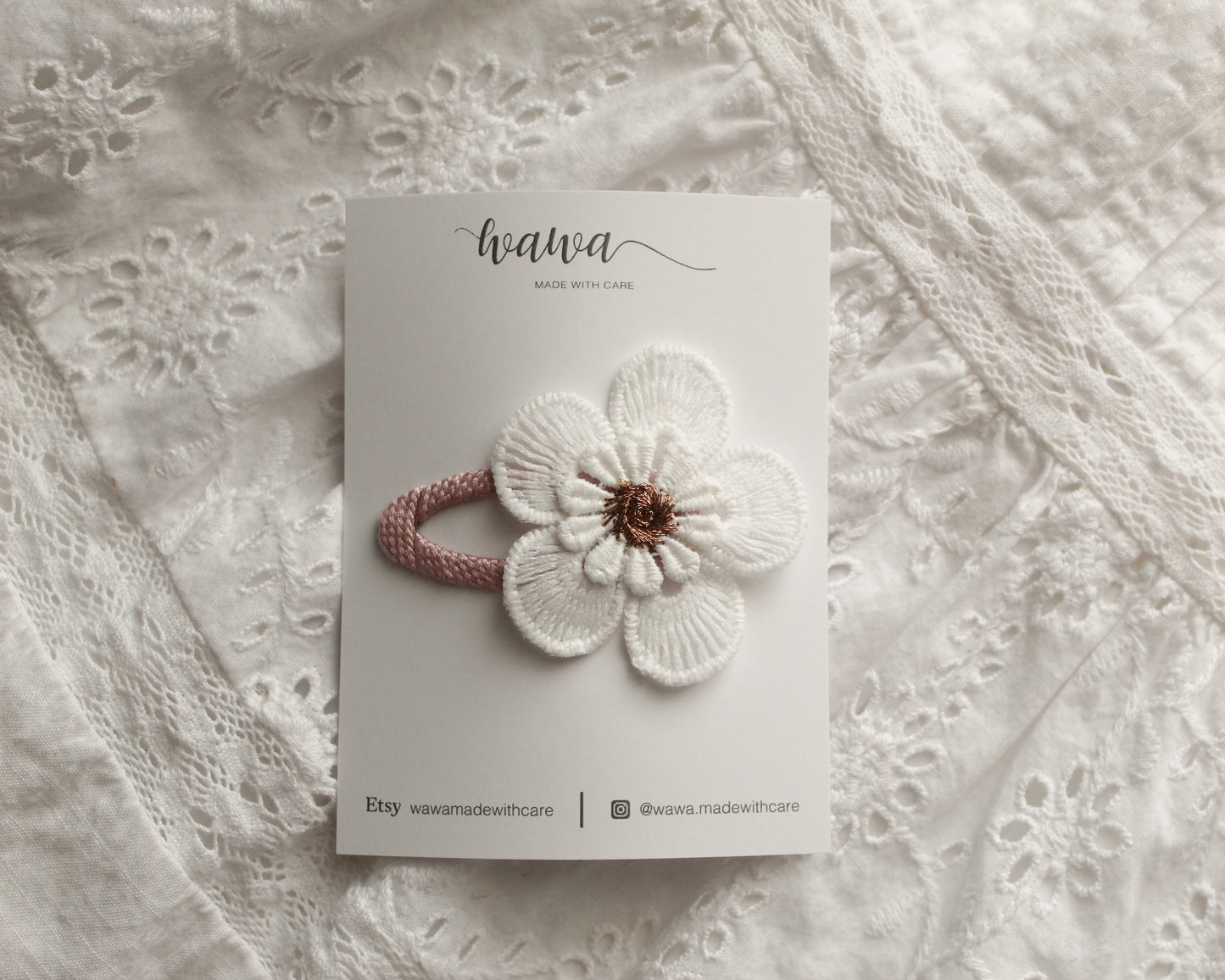 LACE CLIP I DAINTY FLORA