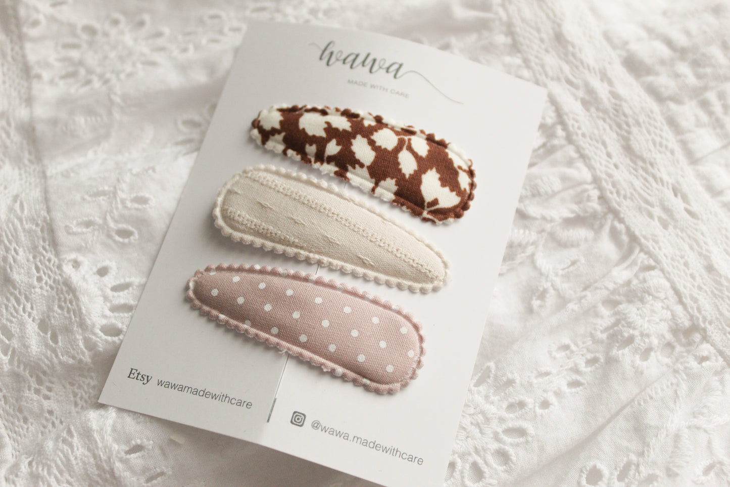 FABRIC SNAP CLIP I KIMIE SET