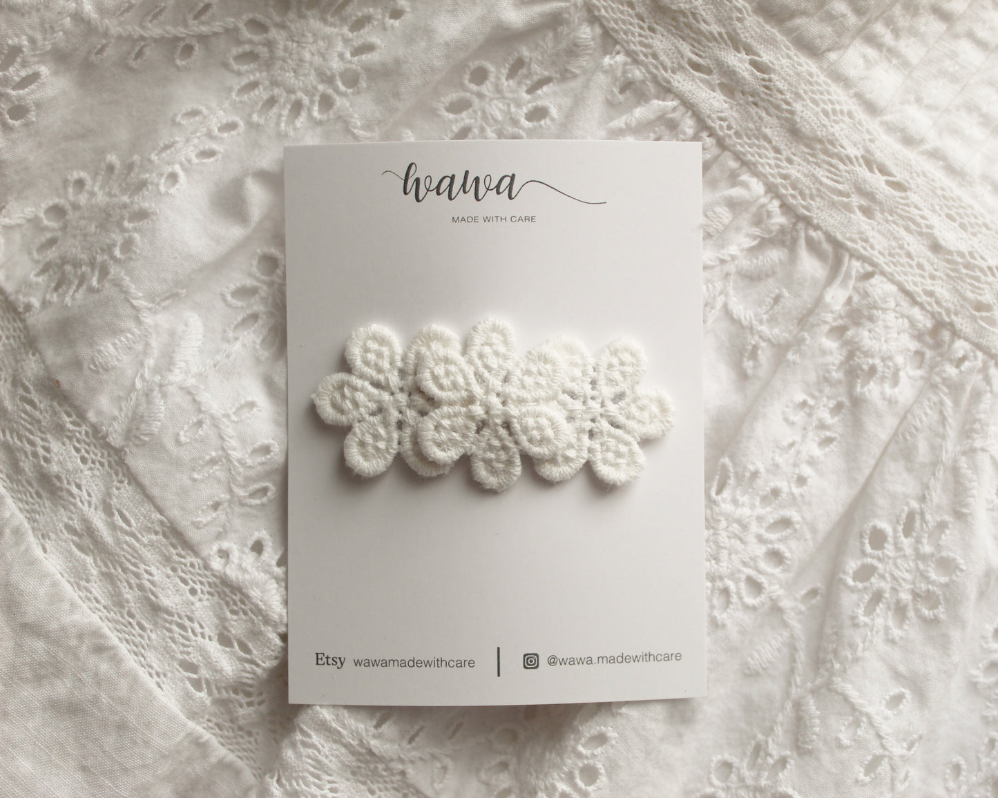 LACE CLIP I BLOSSOM CHAIN