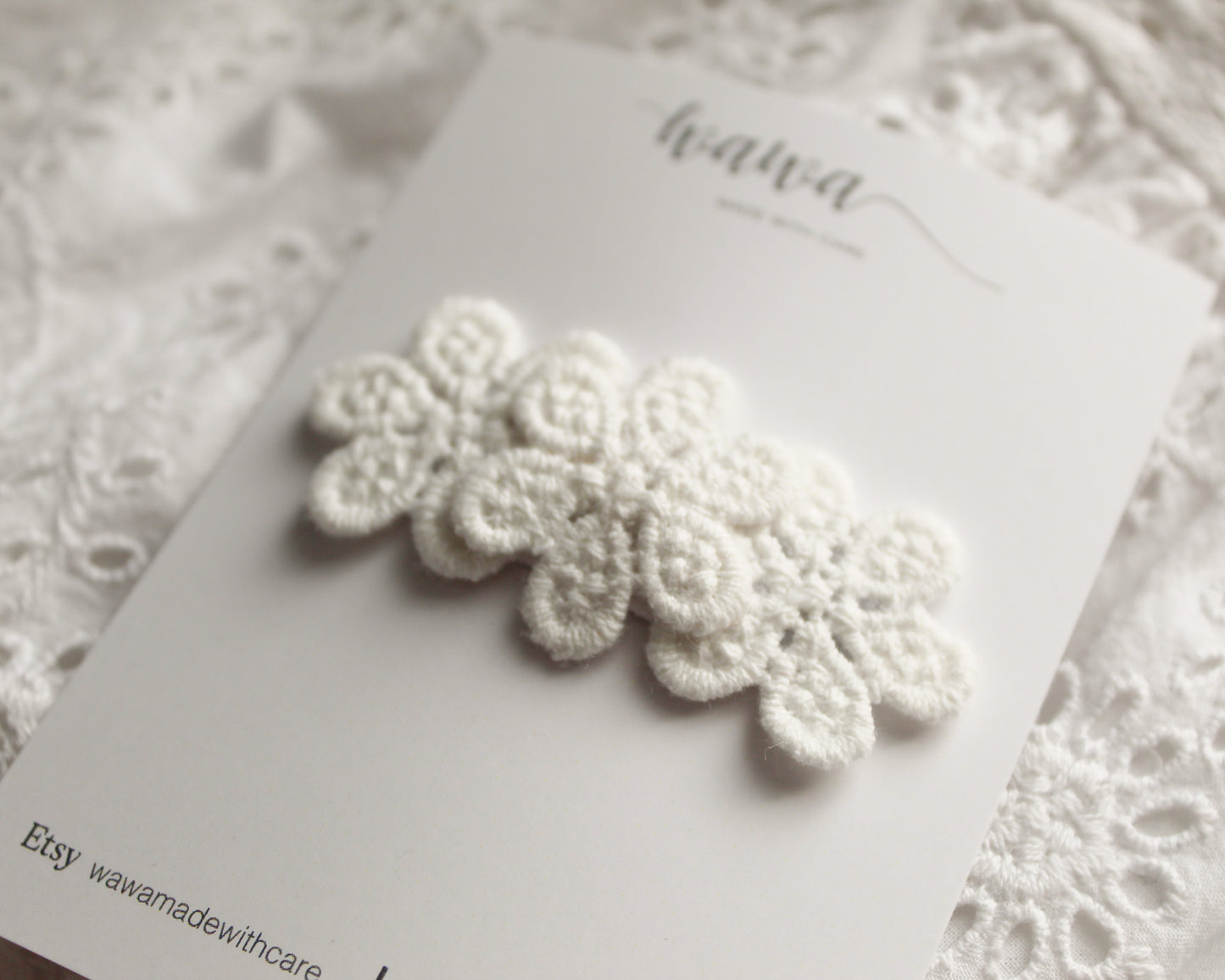 LACE CLIP I BLOSSOM CHAIN