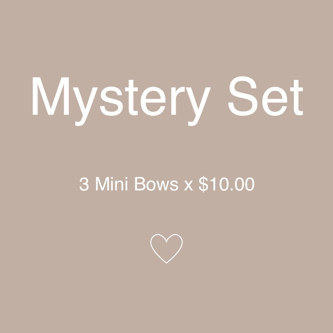 MYSTERY SET | MINI BOWS