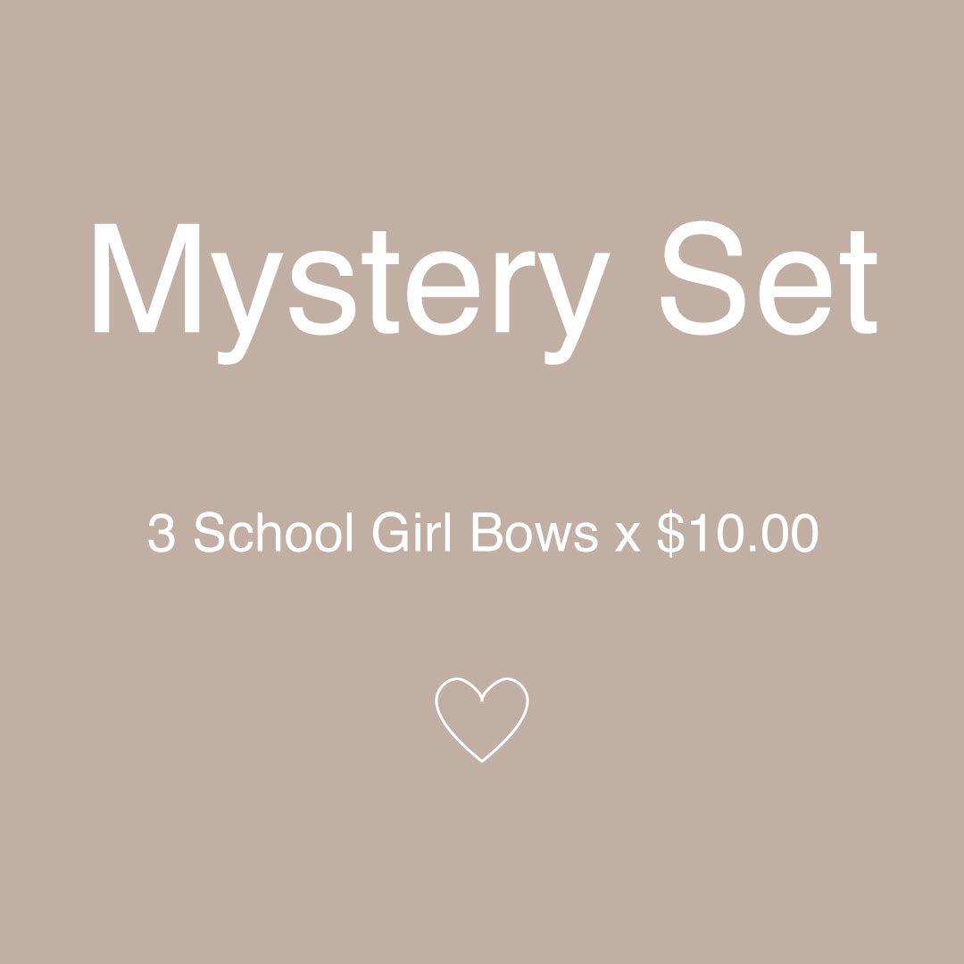 MYSTERY SET | SCHOOL GIRL BOWS